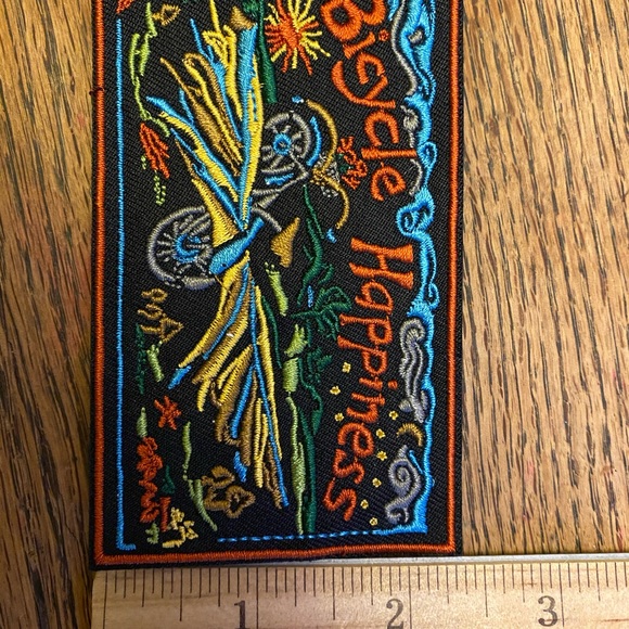 Bicycle Happiness patch artwork-sew on or iron on patch supports bike education - Picture 4 of 6